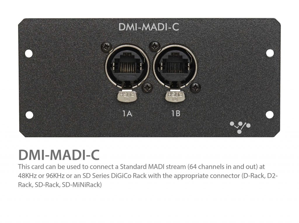 carte optionnelle MADI-RJ45-MODULE-R1 - DJÉ Audio