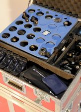Flighcase microphones avec mousse usinée