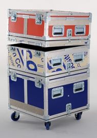 Flightcases empilables et clipsables